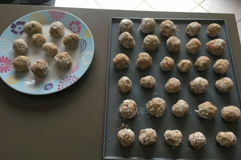 Cliquez pour zoomer ! Boulettes de poulet aux olives Thermomix par lilinepupuce