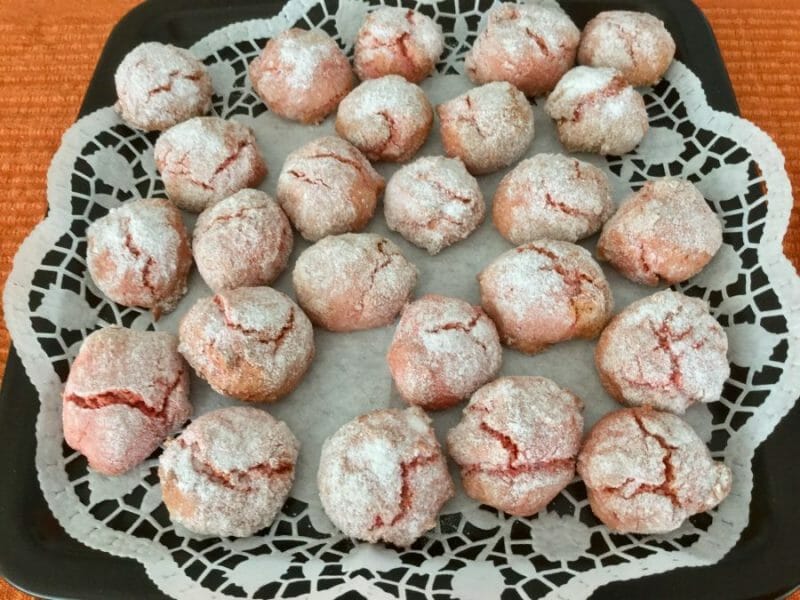 Cliquez pour zoomer ! Craquelés aux biscuits roses de Reims Thermomix par Doel