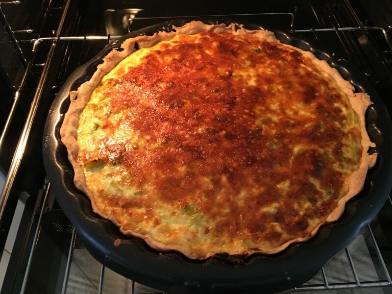 Cliquez pour zoomer ! Quiche Poireaux et Saumon Thermomix par cat