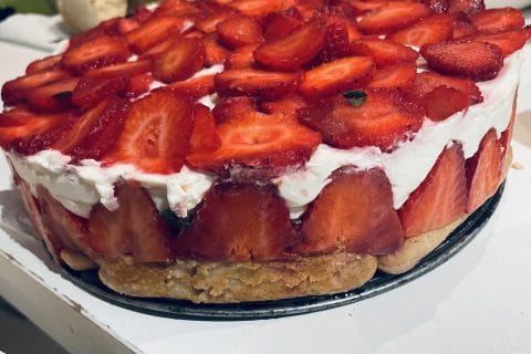Cliquez pour zoomer ! Tarte aux fraises sans cuisson Thermomix par charlene