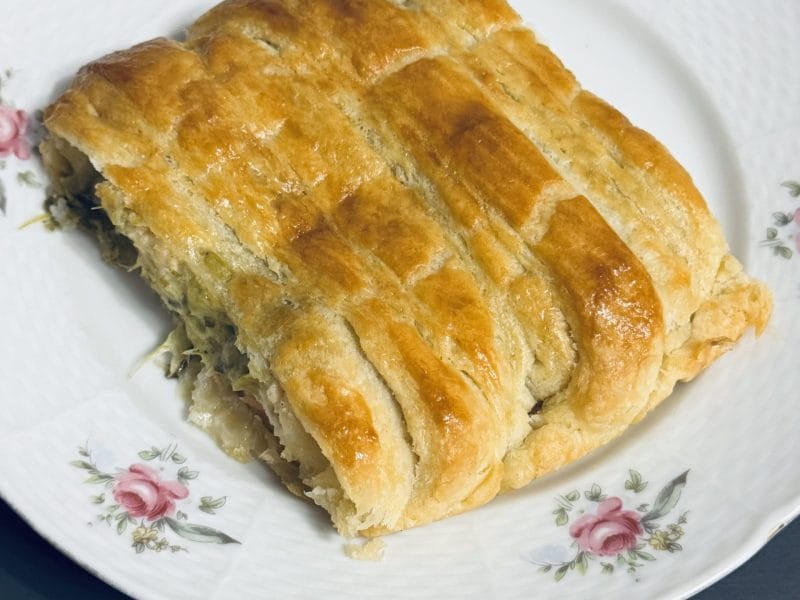 Cliquez pour zoomer ! Feuilleté saumon et poireaux Thermomix par zayna