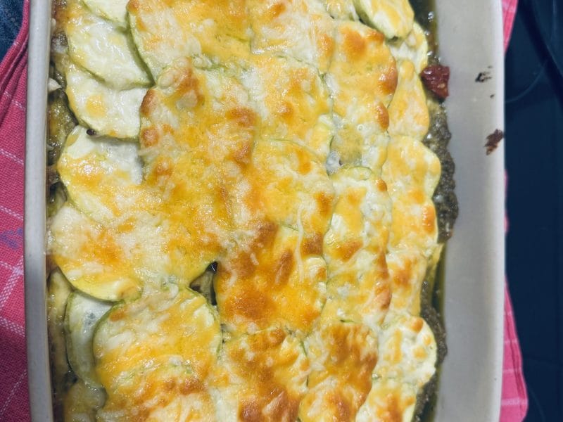 Cliquez pour zoomer ! Polenta au pistou, tomates séchées et courgettes Thermomix par zayna