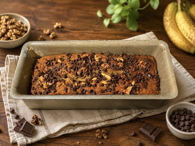 Cliquez pour zoomer ! Banana bread aux noix de pécan Thermomix par zayna