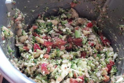 Cliquez pour zoomer ! Salade de brocolis au Thermomix