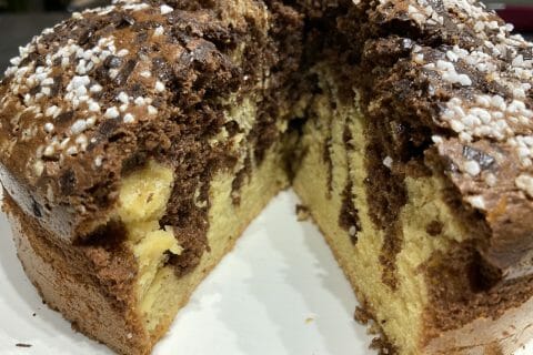 Cliquez pour zoomer ! Marbré au chocolat au Thermomix