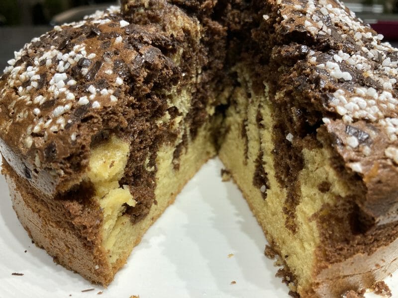 Cliquez pour zoomer ! Marbré au chocolat Thermomix par Anna