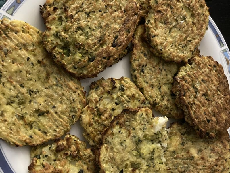Cliquez pour zoomer ! Galettes de courgettes grecques Thermomix par Anna