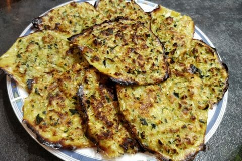 Cliquez pour zoomer ! Paillassons de courgettes au Thermomix