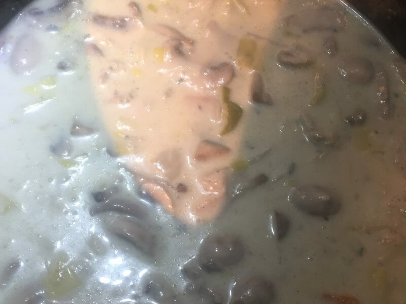 Cliquez pour zoomer ! Blanquette de dinde au bleu d’auvergne Thermomix par fab86