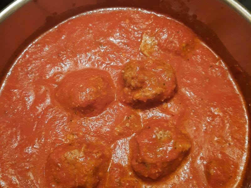 Cliquez pour zoomer ! Boulettes de viande à la sauce tomate Thermomix par flower38