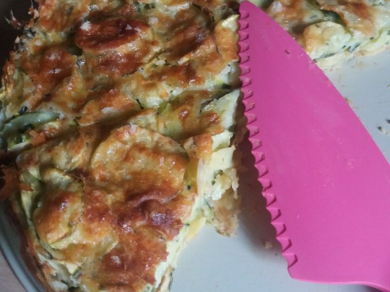 Cliquez pour zoomer ! Gâteau invisible aux courgettes Thermomix par nathalie32