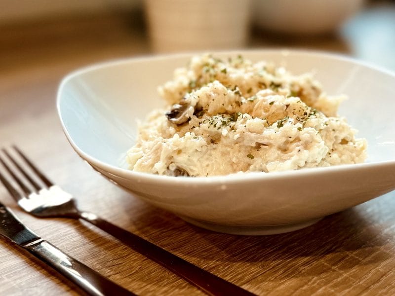 Cliquez pour zoomer ! Risotto poulet et champignons Thermomix par seb-belgium