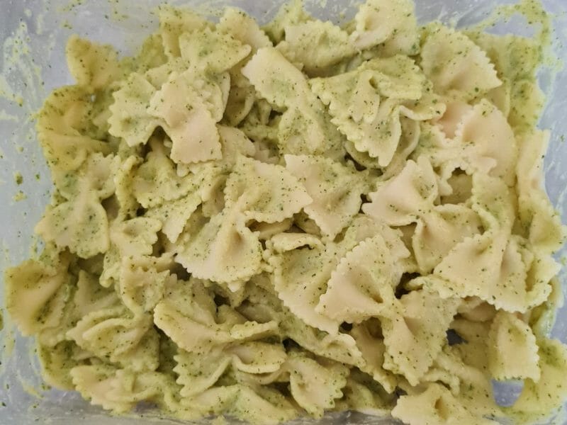 Cliquez pour zoomer ! Farfalle à la crème de courgettes Thermomix par ninibo41
