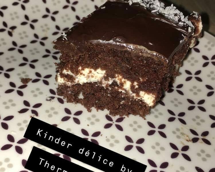 Cliquez pour zoomer ! Kinder Délice XXL Thermomix par hananemomix