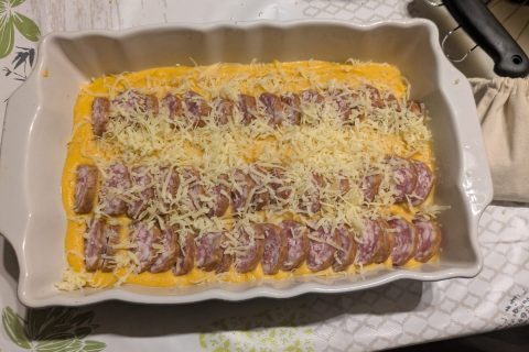Cliquez pour zoomer ! Gratin de butternut à la saucisse de Montbéliard Thermomix par jean-francois_5