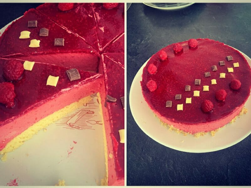 Cliquez pour zoomer ! Bavarois aux framboises Thermomix par alexandra_78