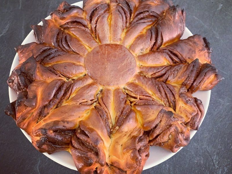 Cliquez pour zoomer ! Brioche étoilée au Nutella Thermomix par alexandra_78