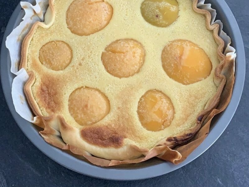 Cliquez pour zoomer ! Tarte amandine aux abricots Thermomix par alexandra_78