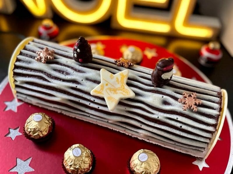 Cliquez pour zoomer ! Bûche Ferrero Rocher Thermomix par sophie_184