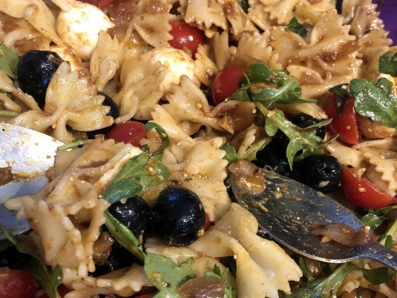 Cliquez pour zoomer ! Salade de pâtes méditerranéenne Thermomix par sandy_261