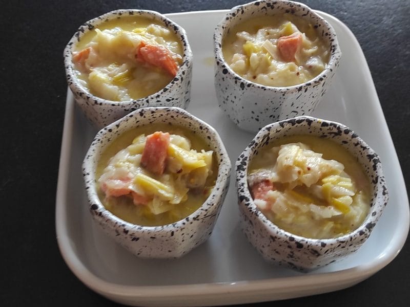 Cliquez pour zoomer ! Saint Jacques aux poireaux Thermomix par sissi35