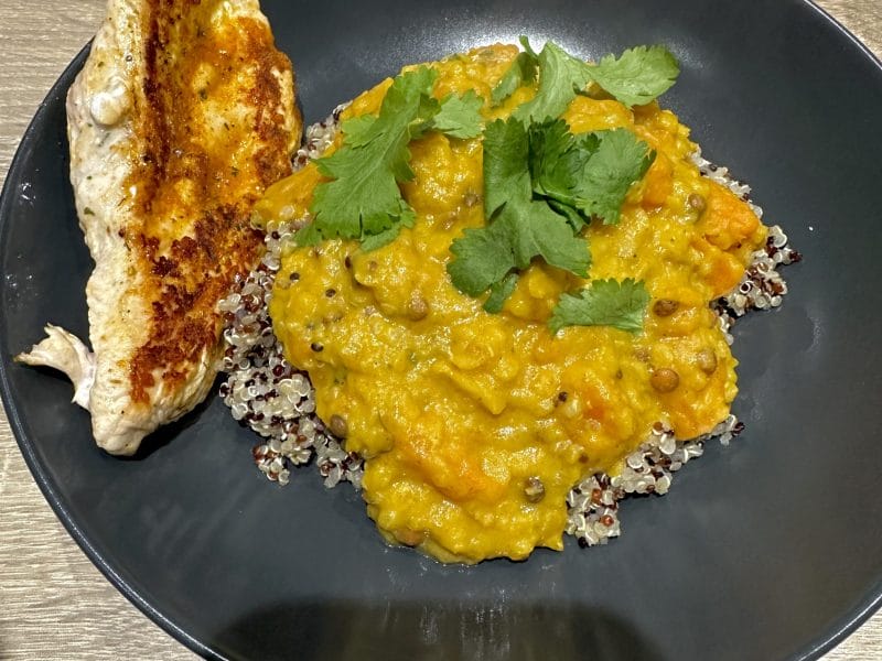 Cliquez pour zoomer ! Dhal de patate douce et de lentilles corail Thermomix par margot_25
