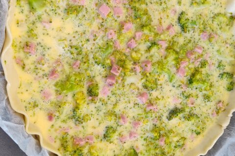 Cliquez pour zoomer ! Quiche au brocoli et jambon Thermomix par cindeg