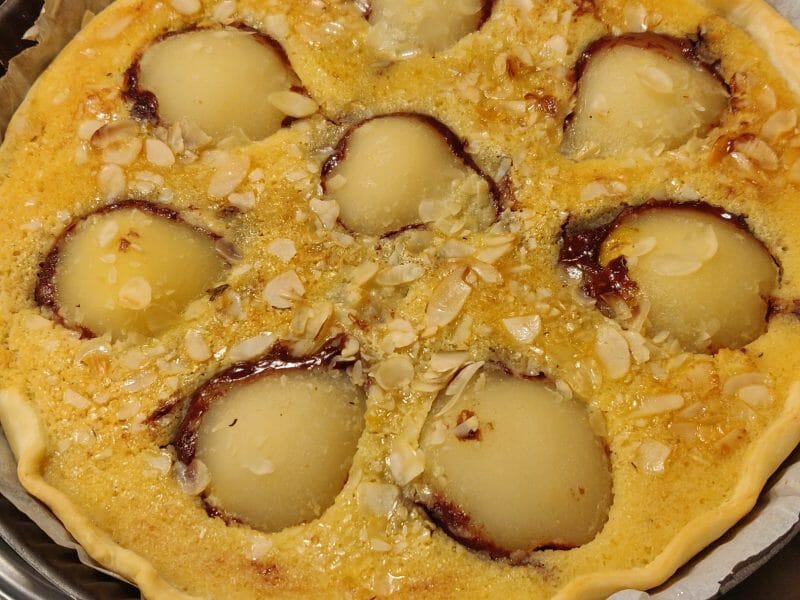 Cliquez pour zoomer ! Tarte poires et chocolat Thermomix par cindeg