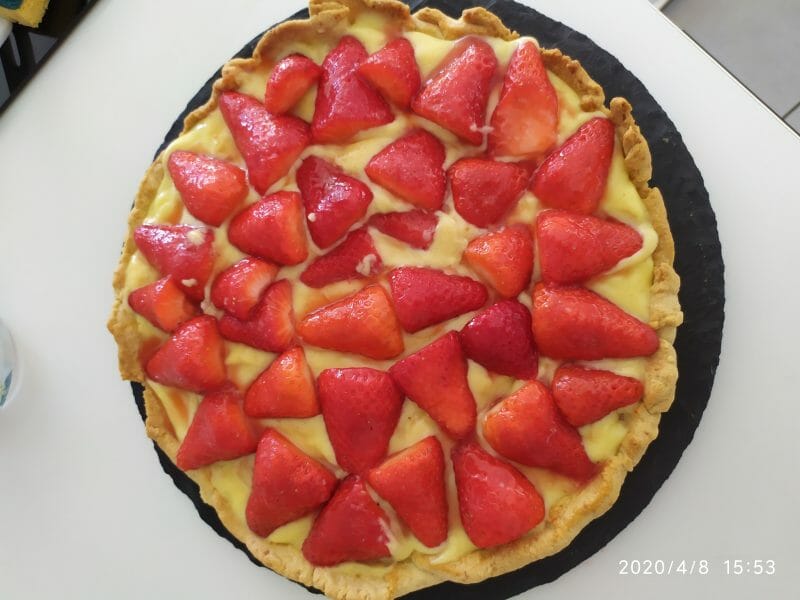 Cliquez pour zoomer ! Tarte aux fraises Thermomix par lulibaly