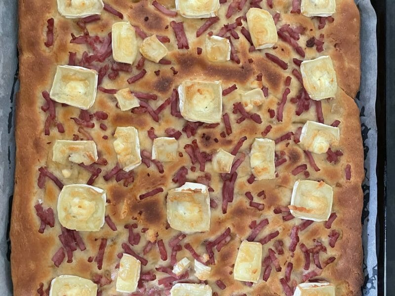 Cliquez pour zoomer ! Focaccia aux oignons Thermomix par Virginie