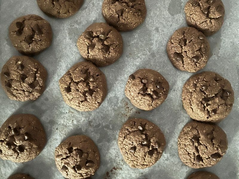 Cliquez pour zoomer ! Cookies avoine et chocolat Thermomix par Virginie