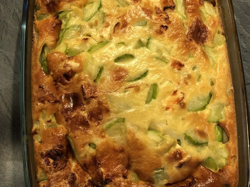 Cliquez pour zoomer ! Clafoutis courgettes et feta Thermomix par coralie_90