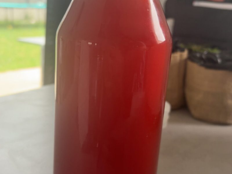 Cliquez pour zoomer ! Sirop de queues de fraises Thermomix par mimiifls