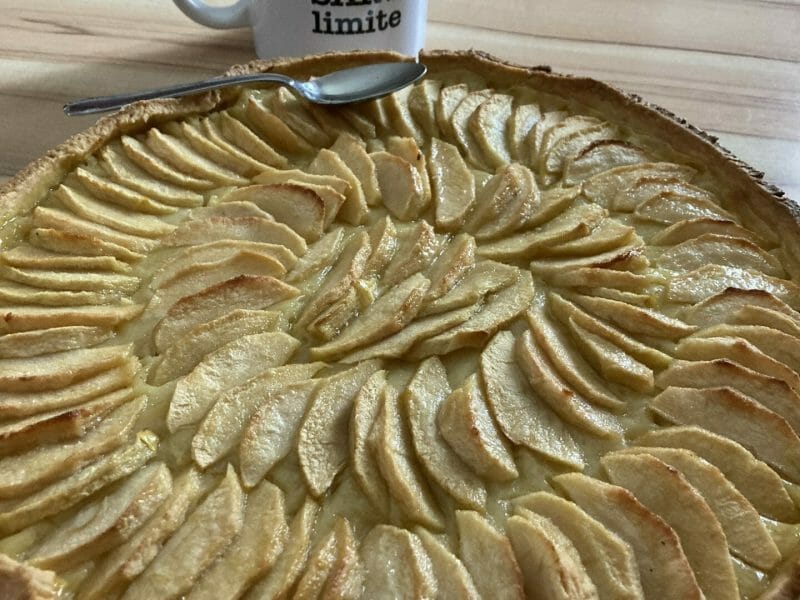 Cliquez pour zoomer ! Tarte aux pommes alsacienne Thermomix par sylvia venanzi