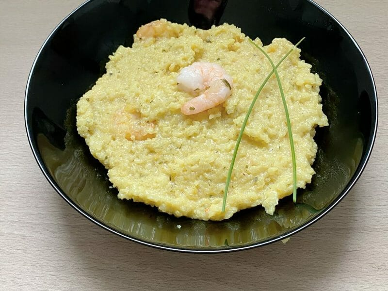 Cliquez pour zoomer ! Risotto crevettes et curry Thermomix par ophelielachaise