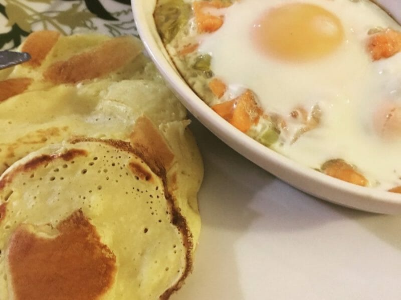 Cliquez pour zoomer ! Oeufs cocotte poireaux et saumon fumé Thermomix par Bene_tbc