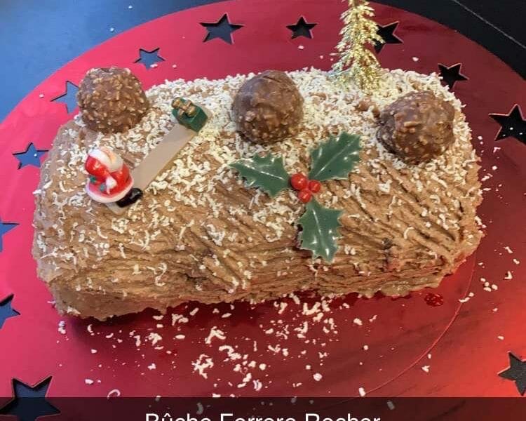 Cliquez pour zoomer ! Bûche Ferrero Rocher Thermomix par florine38