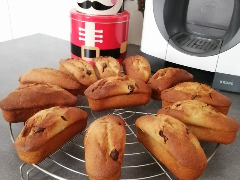 Cliquez pour zoomer ! Cake banane et pépites de chocolat Thermomix par meli0602