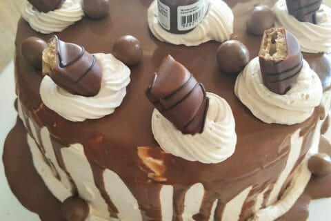 Cliquez pour zoomer ! Layer cake Kinder Bueno Thermomix par coralie_91