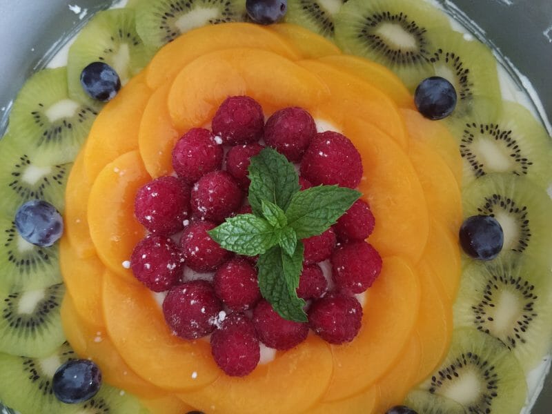 Cliquez pour zoomer ! Tarte aux fraises sans cuisson Thermomix par coralie_91