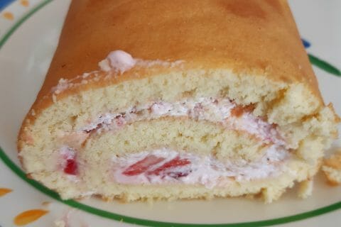 Cliquez pour zoomer ! Fraisier roulé au Thermomix