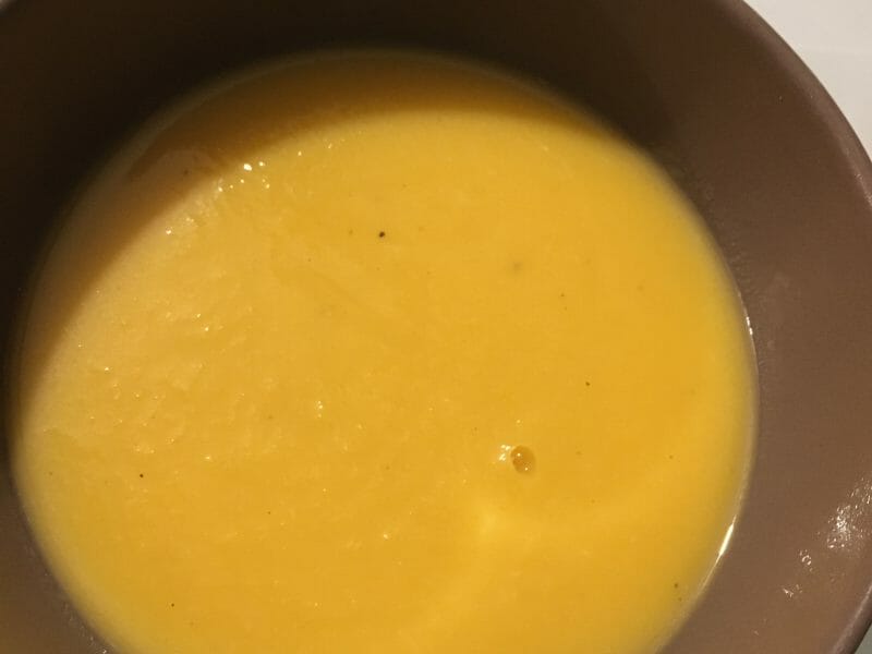 Cliquez pour zoomer ! Velouté de butternut et panais à la fourme d’Ambert Thermomix par meumeu81
