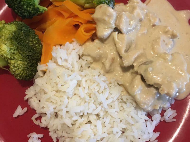 Cliquez pour zoomer ! Effiloché de poulet aux cacahuètes Thermomix par meumeu81