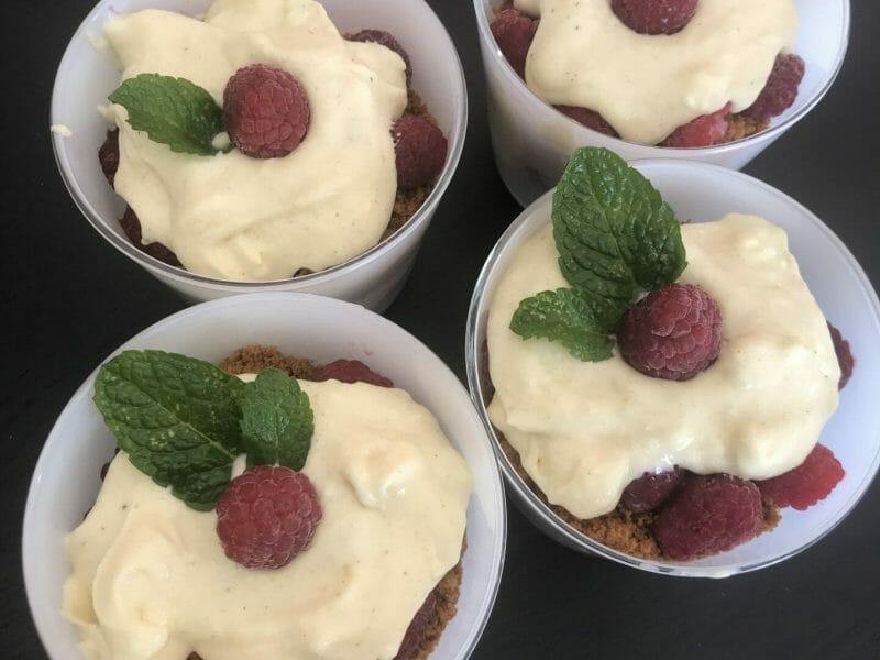 Cliquez pour zoomer ! Tiramisu aux framboises et spéculoos Thermomix par einalemix