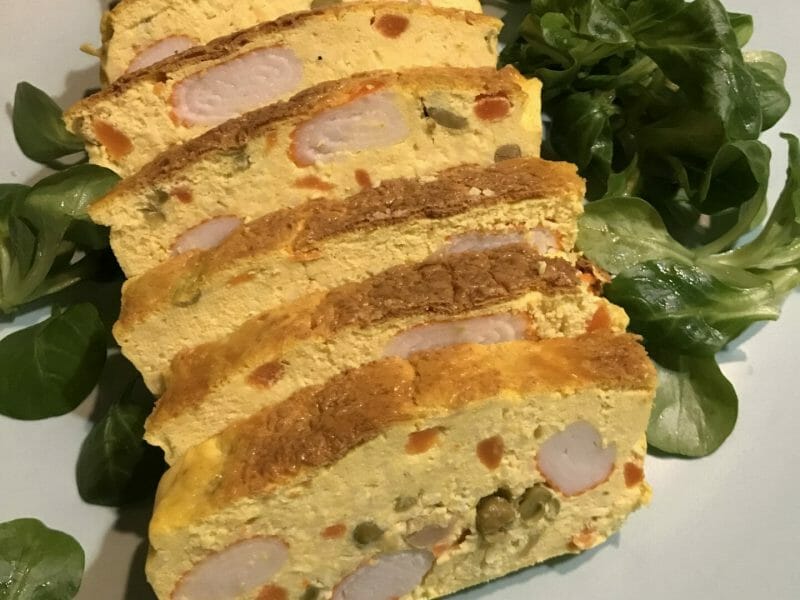 Cliquez pour zoomer ! Terrine de macédoine et surimi Thermomix par einalemix