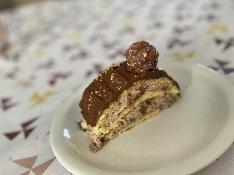 Cliquez pour zoomer ! Bûche Ferrero Rocher Thermomix par einalemix