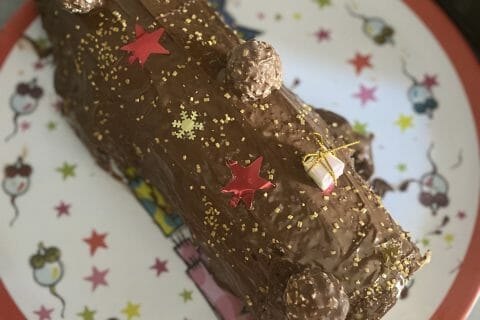 Cliquez pour zoomer ! Bûche Ferrero Rocher Thermomix par einalemix