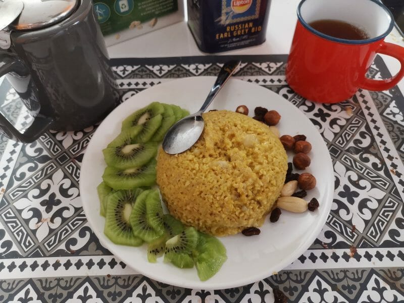 Cliquez pour zoomer ! Bowl cake banane et pépites de chocolat Thermomix par alice_40