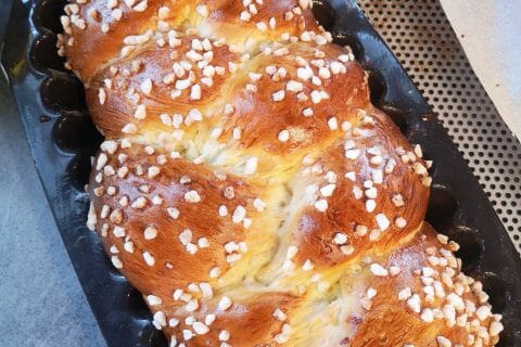 Cliquez pour zoomer ! Brioche tressée à la mie filante Thermomix par celinefrelon59