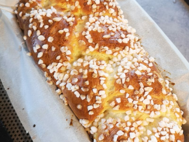 Cliquez pour zoomer ! Brioche tressée à la mie filante Thermomix par celinefrelon59